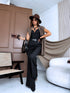 "GRACE LINE VS9006" fabric trousers - black